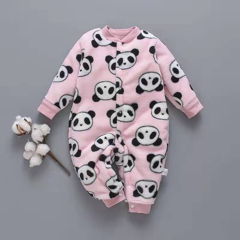 CloudCoton Baby Long Sleeve Cotton Romper - CloudCoton Baby Clothing image