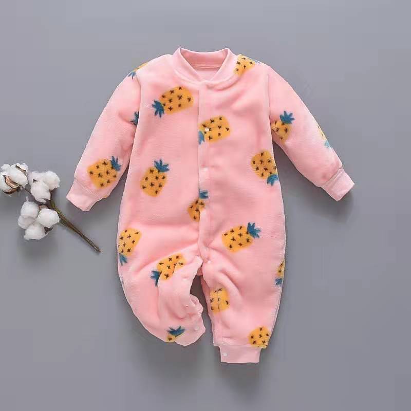 CloudCoton Baby Long Sleeve Cotton Romper - CloudCoton Baby Clothing image