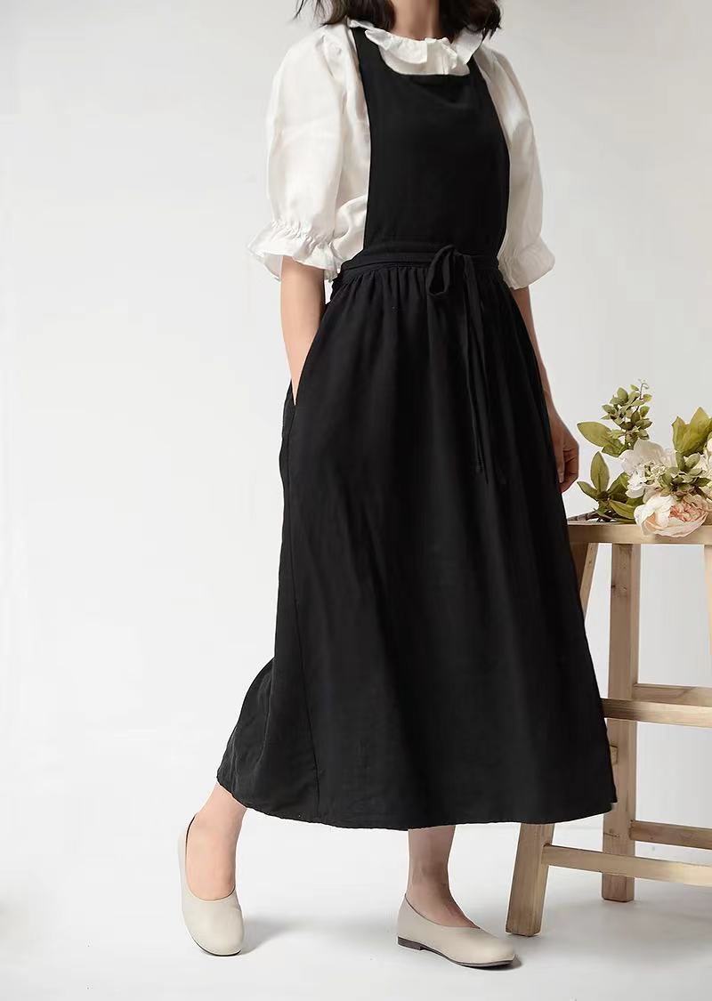 LuxeKitchen Cotton Linen Apron - Cloud Coton cotton product image