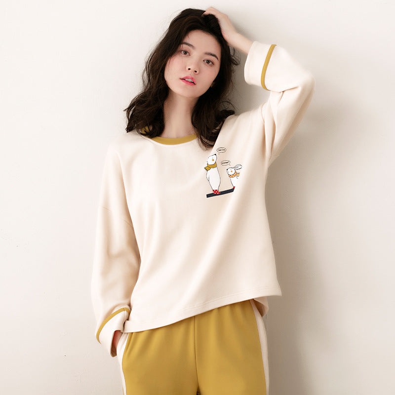 Women’s Cotton Long Sleeve Pajama Set