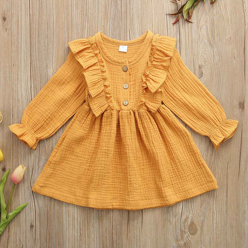 CloudCoton Girls Cotton Dress - CloudCoton Dress image