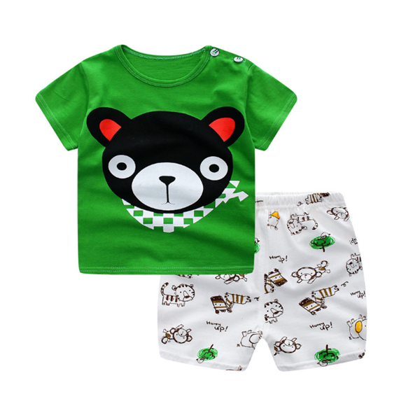 CloudCoton Baby Cotton Summer Clothing Set - CloudCoton Baby Clothing image