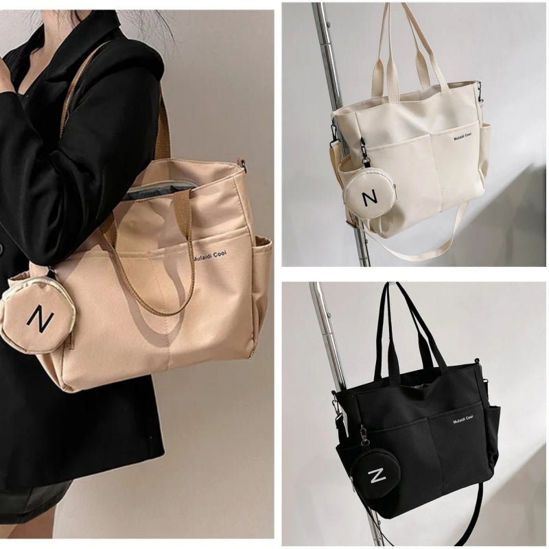 CloudCoton Canvas Tote Crossbody Bag - CloudCoton Bag image